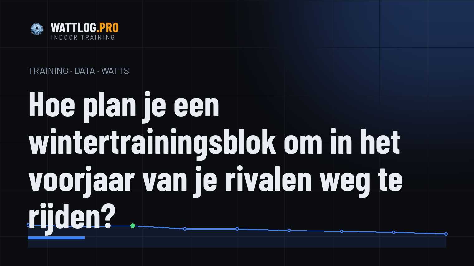 Hoe plan je een wintertrainingsblok om in het voorjaar van je rivalen weg te rijden?