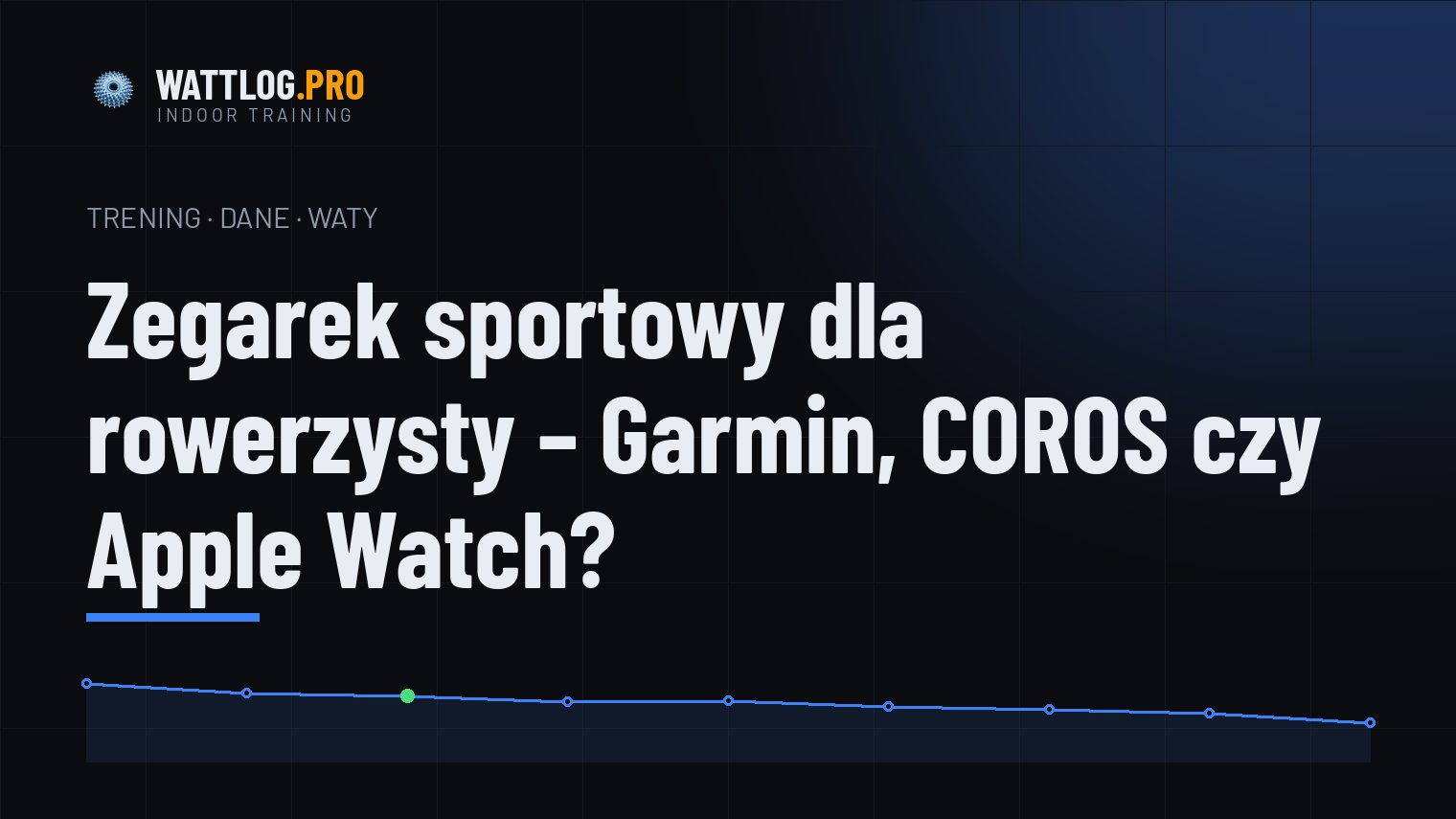 Zegarek sportowy dla rowerzysty — Garmin, COROS czy Apple Watch?