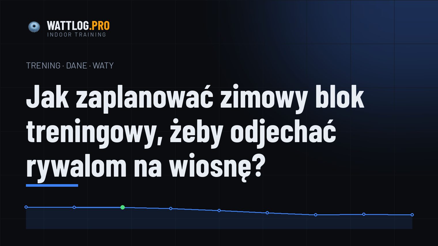 Jak zaplanować zimowy blok treningowy, żeby odjechać rywalom na wiosnę?